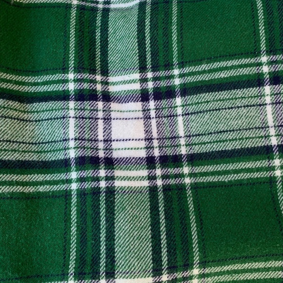 Eberjey Flannel PJ Set - Tartan Plaid Forest Green - Picture 10 of 12